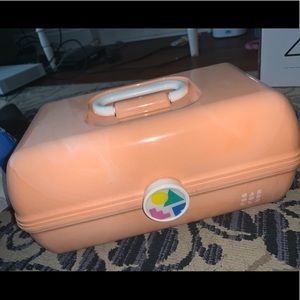 Caboodle peach makeup carrier